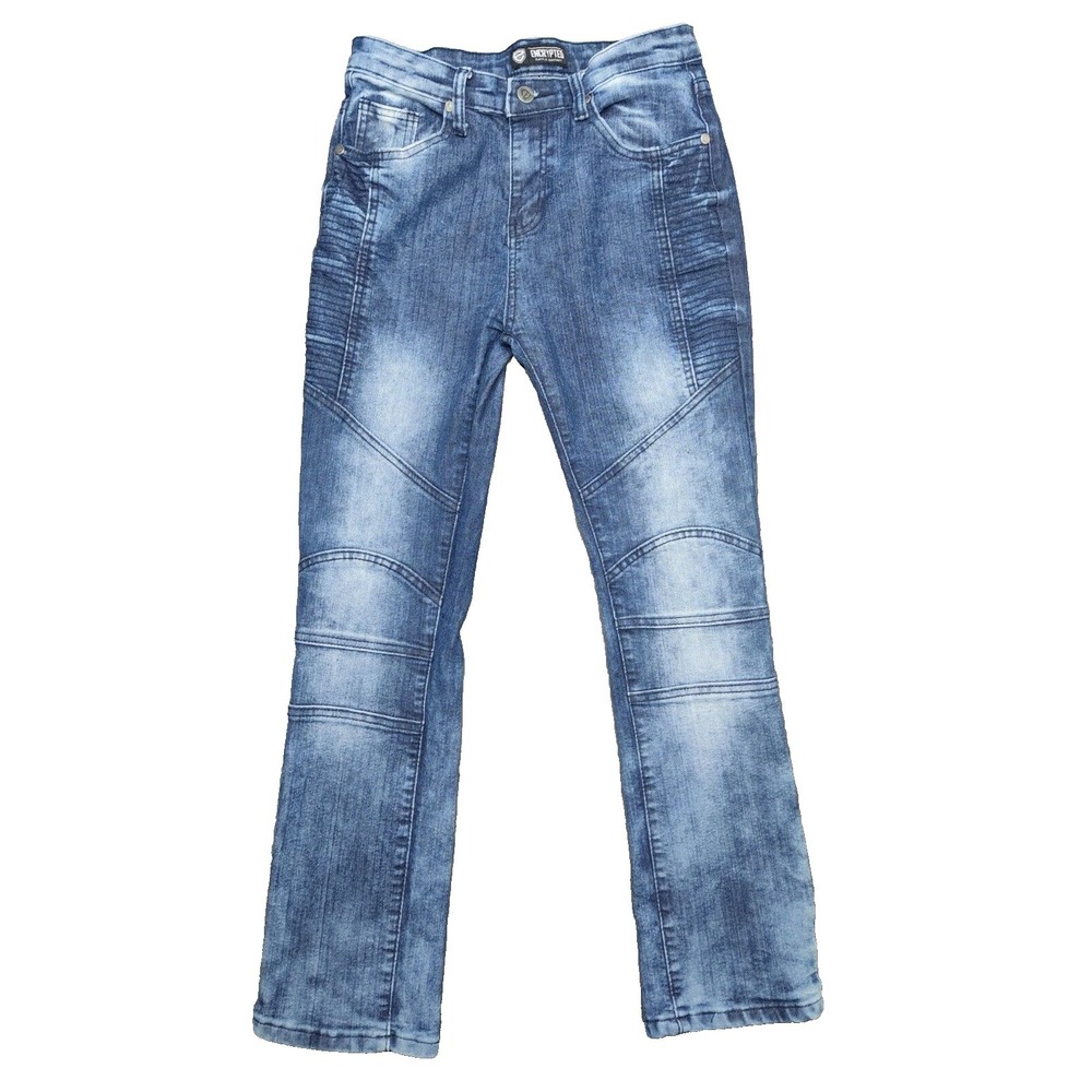ENCRYPTED SUPPLY COMPANY Girls Size 14 The Collection Stretch Denim Jeans‎